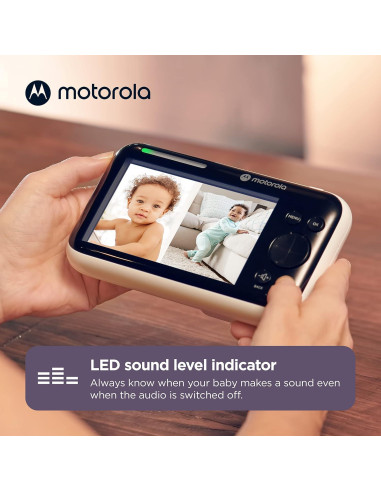 Monitor de Bebé Motorola PIP1510 - 2 Cámaras WiFi HD