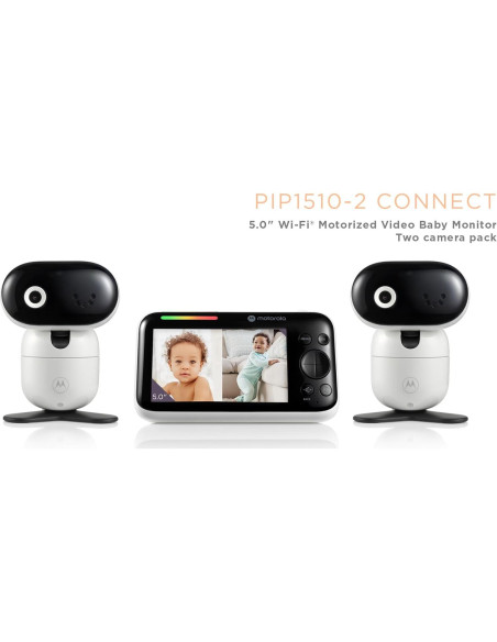 Monitor de Bebé Motorola PIP1510 - 2 Cámaras WiFi HD