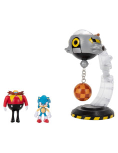 Conjunto de Batalla Egg Mobile Sonic + Dr. Eggman 14 Piezas