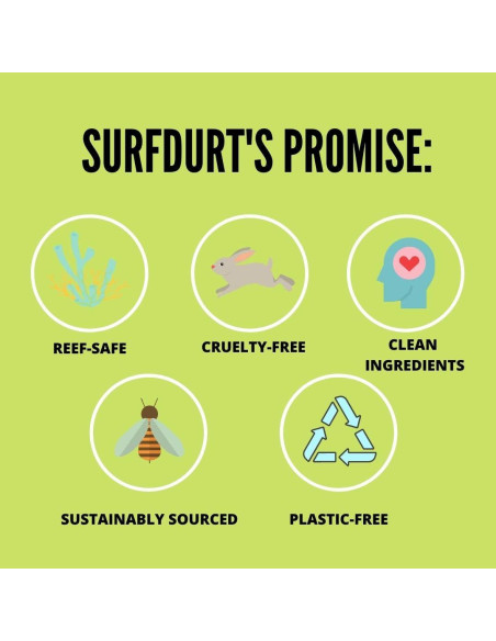 Bloqueador Solar Natural SurfDurt SPF 30 - 56.7 g - Blanco Zombie