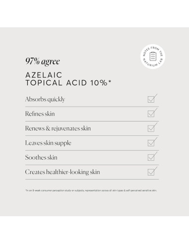 Naturium Ácido Tópico Azelaico 10% con Niacinamida 28.35 g