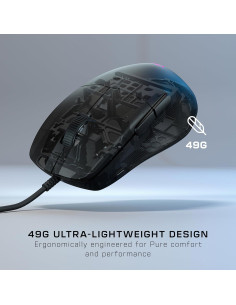 Turtle Beach Pure SEL - Ratón Gaming Ergonómico RGB 8K DPI 2