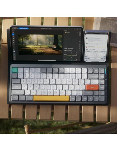 Teclado Mecánico Nuphy Air75 V2 Inalámbrico RGB 75%