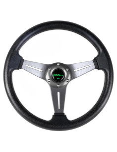 Volante de Carreras RASTP 35 cm Universal con Claxon - Gris