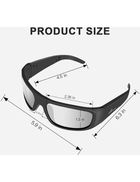 Gafas Inteligentes OhO T8 PRO Polarizadas con Altavoz Bluetooth