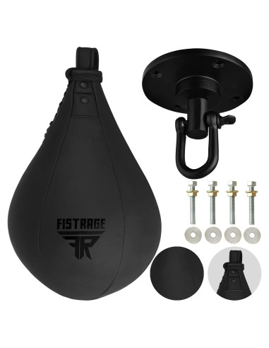 Bolsa de Velocidad FISTRAGE FR de Cuero para MMA y Kickboxing