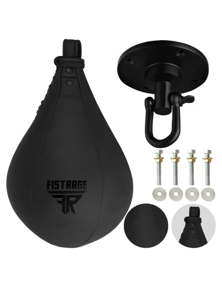 Bolsa de Velocidad FISTRAGE FR de Cuero para MMA y Kickboxing