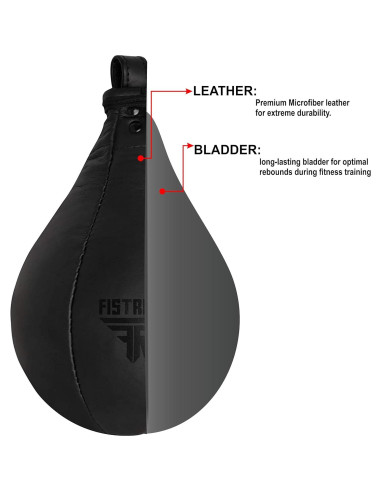 Bolsa de Velocidad FISTRAGE FR de Cuero para MMA y Kickboxing