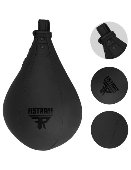 Bolsa de Velocidad FISTRAGE FR de Cuero para MMA y Kickboxing