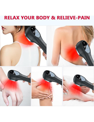 Dispositivo de Terapia de Luz Roja Anyork 650nm y 808nm