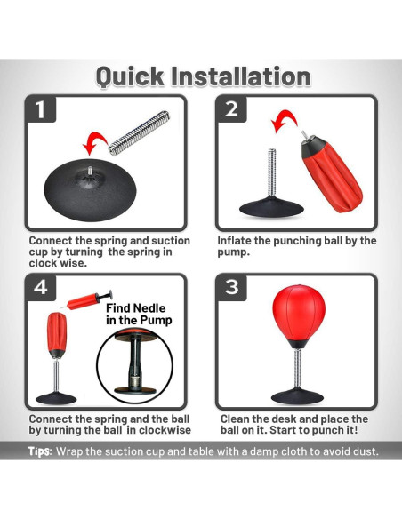 Bolsa de Boxeo de Escritorio CozyBomB 36 cm Alivio Estrés