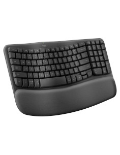 Teclado Ergonómico Inalámbrico Logitech Wave Keys - Grafito