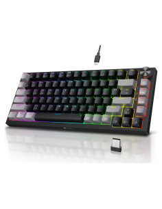 Teclado Gaming Inalámbrico KOORUI MK082 82 Teclas RGB