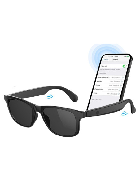 Gafas de Sol Bluetooth Comforniture Lente Mini Negro