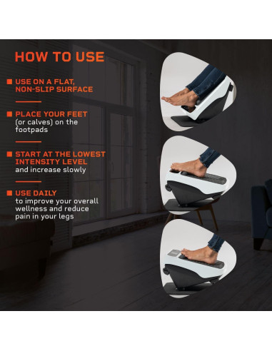 Masajeador de pies LifePro AV2023 con calor y 5 programas