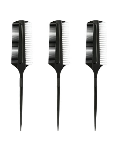 Juego de 3 Cepillos Negros para Alisar y Seccionar - J8200