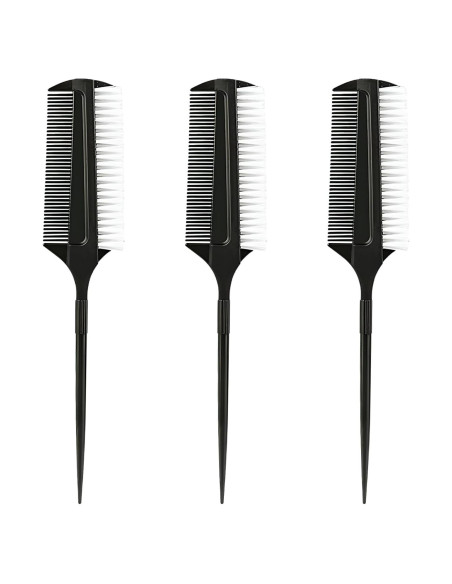 Juego de 3 Cepillos Negros para Alisar y Seccionar - J8200