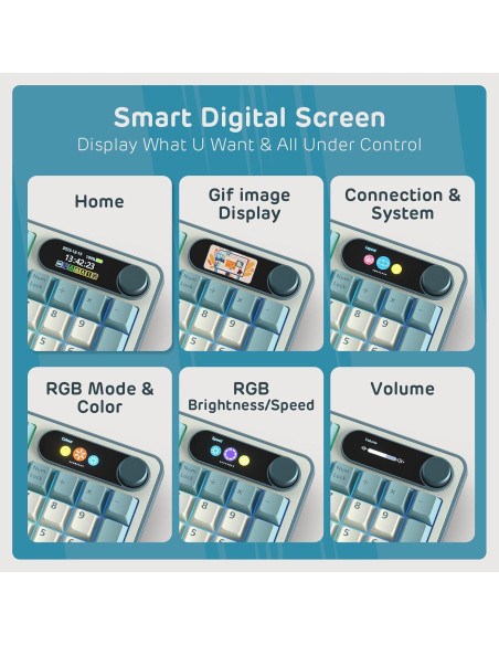 Teclado Mecánico RK ROYAL KLUDGE S98 Inalámbrico 96%