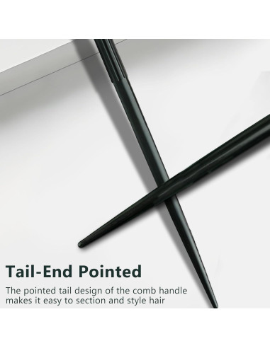 Juego de 3 Cepillos Negros para Alisar y Seccionar - J8200