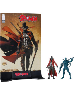 Figuras de Acción McFarlane Toys Spawn Gunslinger y Auger 7,62 cm 2