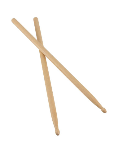 Palillos de Batería 5A de Madera de Arce - 24 Pares