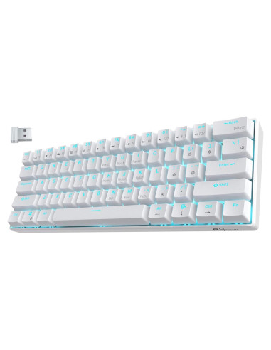 Teclado Mecánico RK ROYAL KLUDGE RK61 Inalámbrico 60%