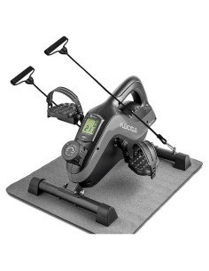 LifePro Mini Bicicleta de Pedales 3 en 1 con Bandas - Gris