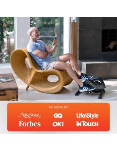 LifePro Mini Bicicleta de Pedales 3 en 1 con Bandas - Gris 2