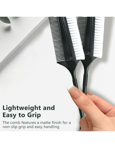 Juego de 3 Cepillos Negros para Alisar y Seccionar - J8200