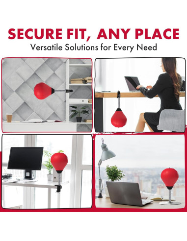 Bolsa de Golpes GLACIAL Rojo con Abrazadera y Ventosa