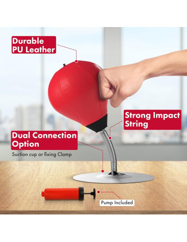 Bolsa de Golpes GLACIAL Rojo con Abrazadera y Ventosa