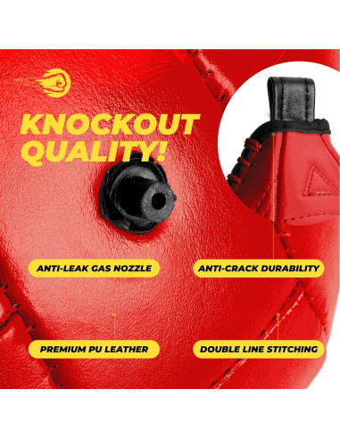 Bolsa de Velocidad BOXERPOINT Mediana Rojo - Boxeo Duradero