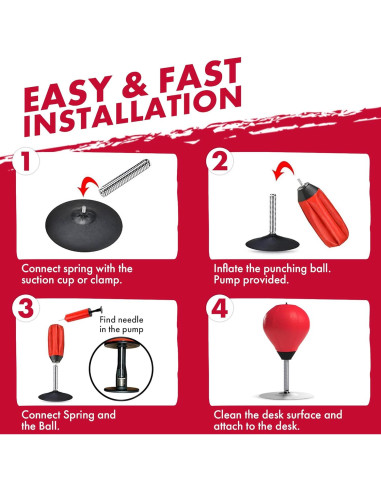 Bolsa de Golpes GLACIAL Rojo con Abrazadera y Ventosa