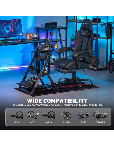 Soporte de Volante GTPLAYER PRO Ajustable para Sim Racing