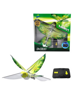 MUKIKIM eBird Loro Verde - Juguete Drone RC Volador