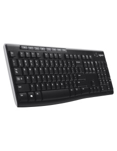 Teclado Inalámbrico Logitech K270 Negro, 2.4 GHz, Tamaño Completo