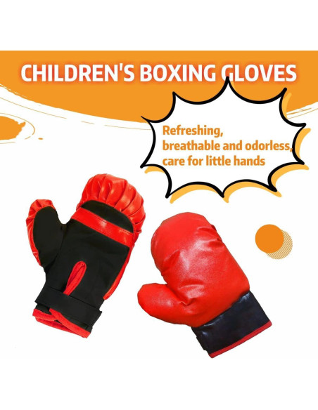 Conjunto de Boxeo para Niños HanYoer con Saco Ajustable 86-112 cm