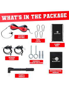 Bolsa de Boxeo Boxerpoint Doble Extremo - Cuero PU 0.39 kg 2