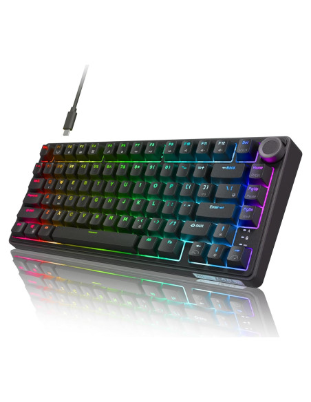 Teclado Mecánico Gaming RK Royal Kludge R75 75% RGB Hot-Swap