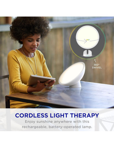 Lámpara de Terapia de Luz Verilux HappyLight Halo 10000 LUX