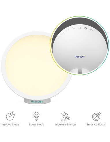 Lámpara de Terapia de Luz Verilux HappyLight Halo 10000 LUX