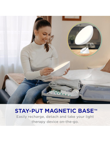 Lámpara de Terapia de Luz Verilux HappyLight Halo 10000 LUX