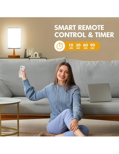 Lámpara de Terapia de Luz Caromolly 10000 Lux Control Remoto