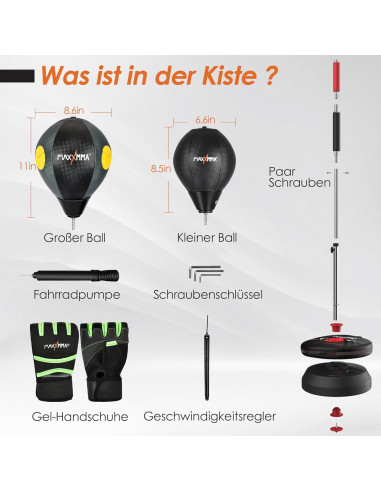 Kit de Bolsa de Reflexión Avanzado MaxxMMA 2.0 - Boxeo