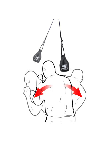 Bolsa de Esquiva de Boxeo INNOLIFE 11.4x18.5cm PU Negro