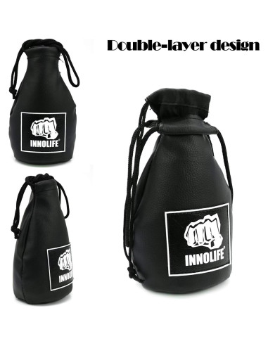 Bolsa de Esquiva de Boxeo INNOLIFE 11.4x18.5cm PU Negro