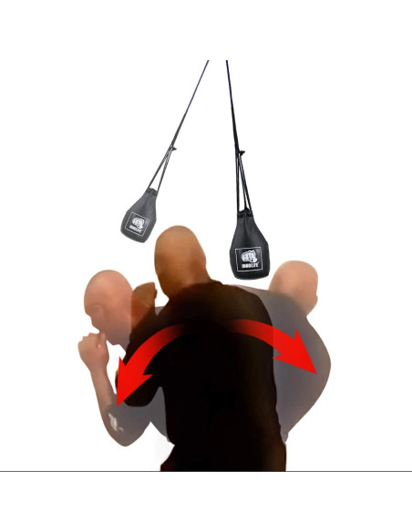 Bolsa de Esquiva de Boxeo INNOLIFE 11.4x18.5cm PU Negro