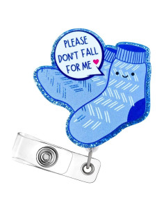 Carrete de Insignia Retráctil YJ PREMIUMS Azul con Clip