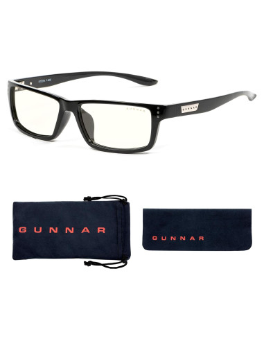 Gafas GUNNAR Onyx - Bloqueo Luz Azul - Juego y Computadora