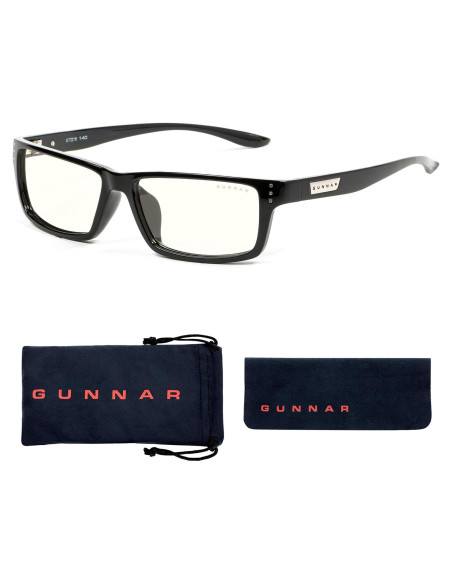 Gafas GUNNAR Onyx - Bloqueo Luz Azul - Juego y Computadora